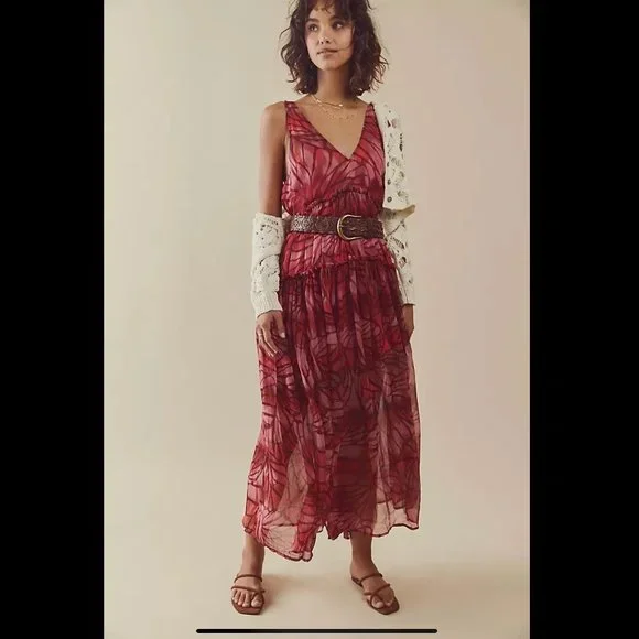 chinese dress ladies FREE PEOPLE Floral JULIANNA Maxi Dress main image 0